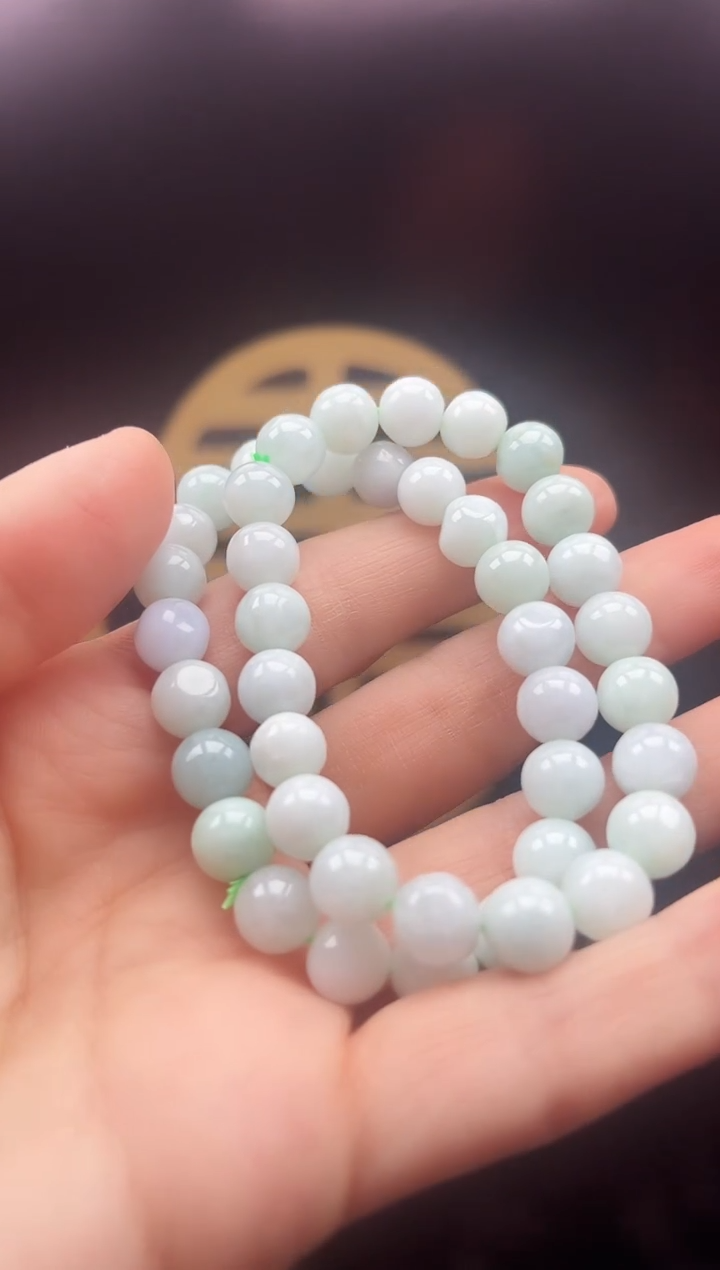 【闪购商品】翡翠套链未镶嵌缅甸翡翠手串