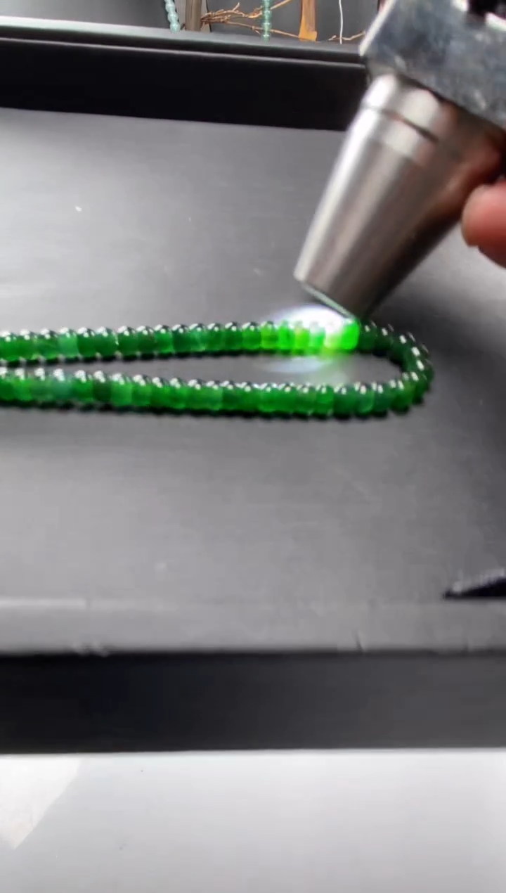 【闪购商品】翡翠手串未镶嵌多样性发货算盘珠68颗卡4