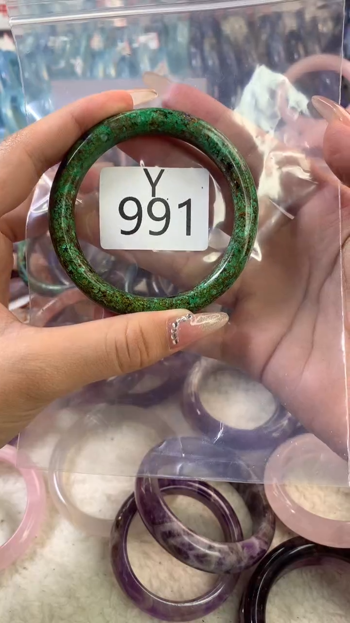 水晶手镯Y未镶嵌水晶991-57