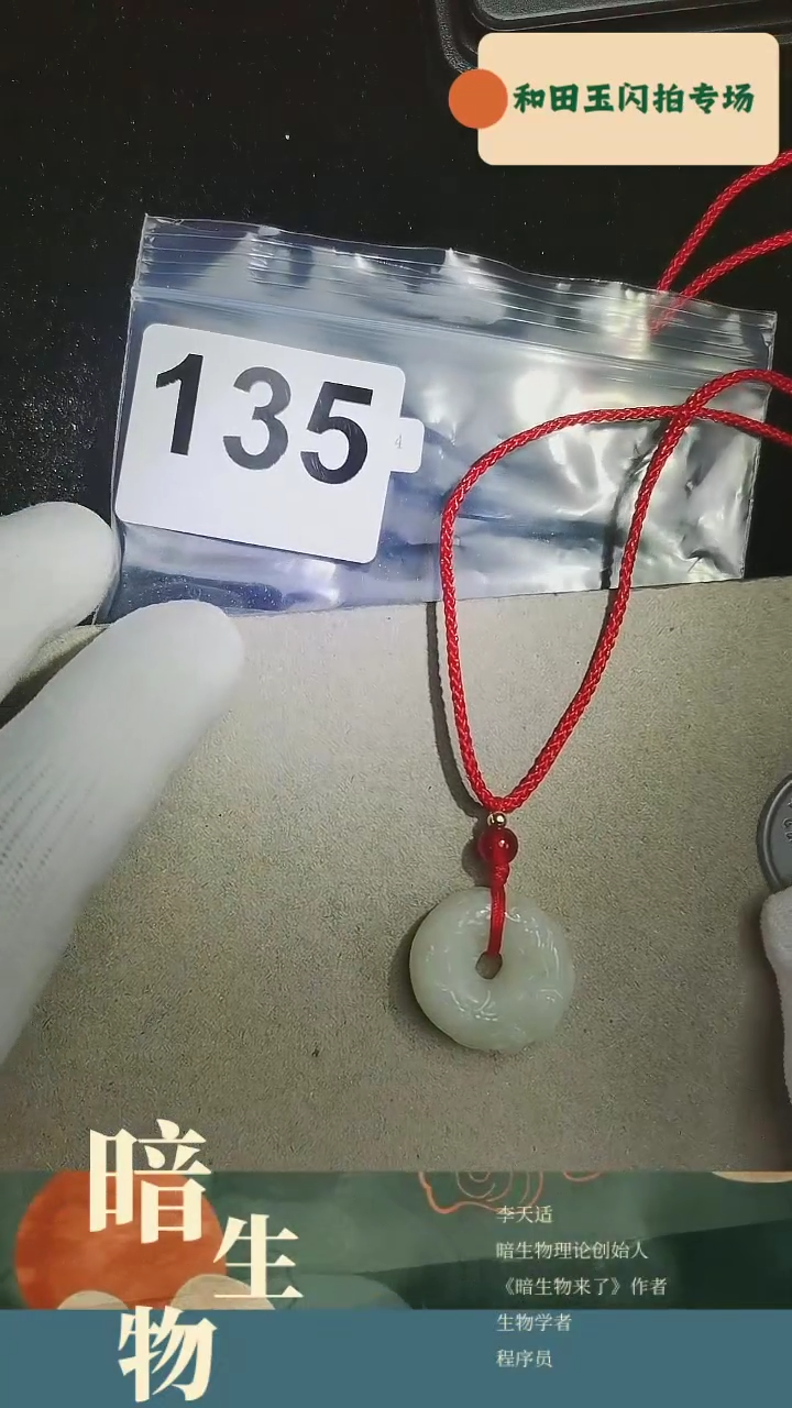 【闪购商品】和田玉吊坠(赠链)未镶嵌135