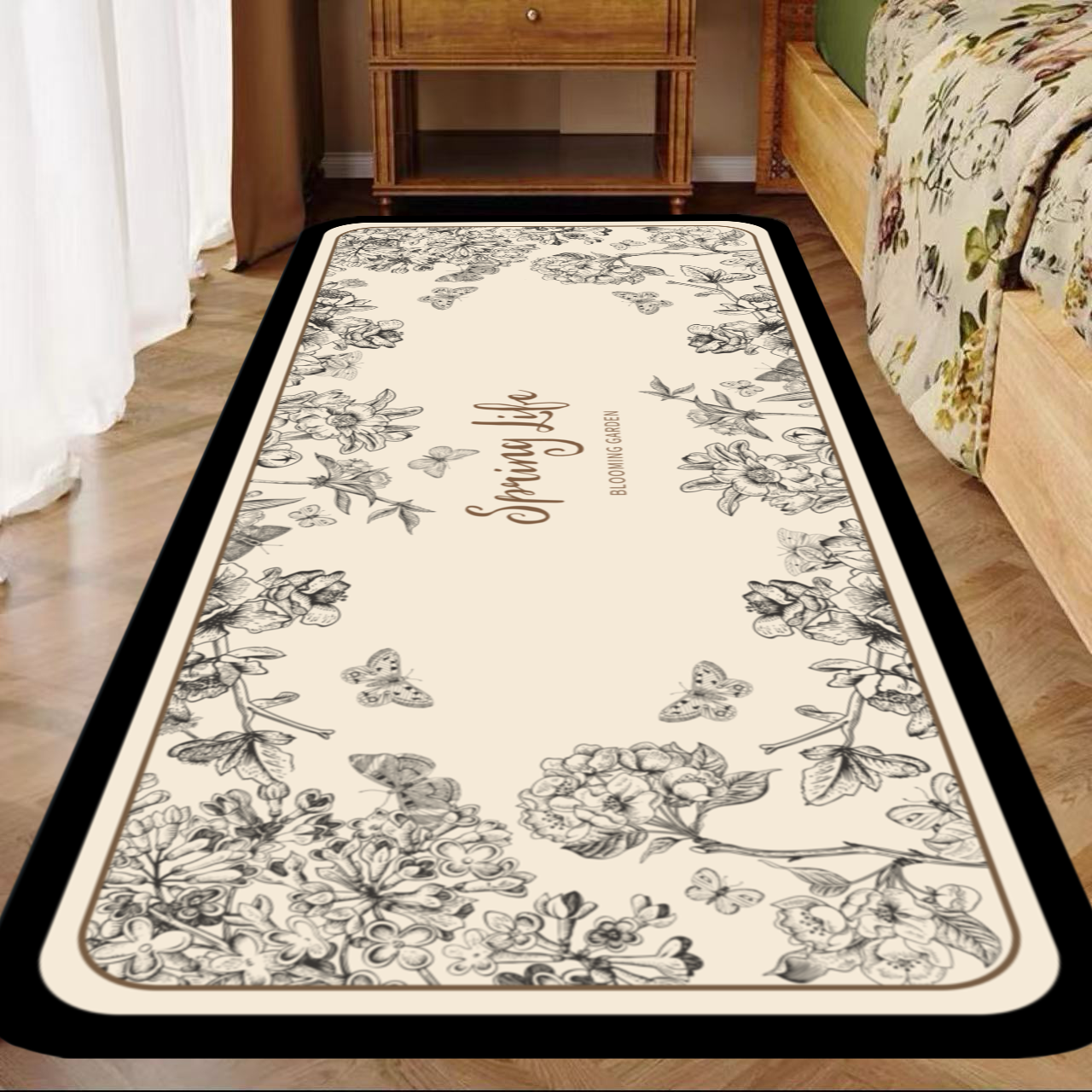 印象-171【40x160】硅藻泥床边地毯卧室客厅通用防滑耐脏