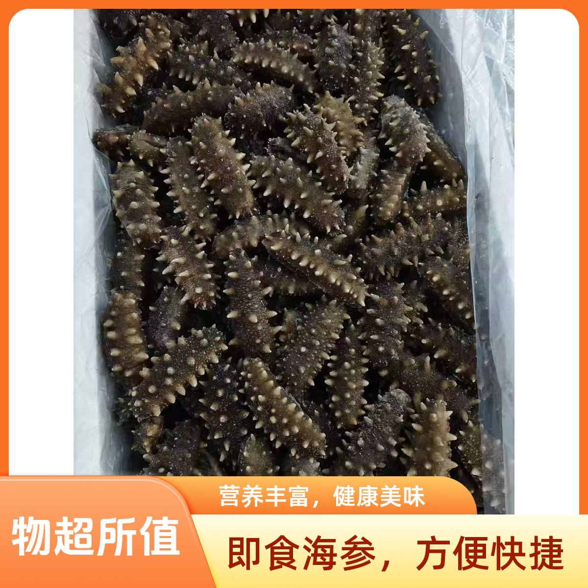 即食蒸制海参源头工厂发货开袋即食