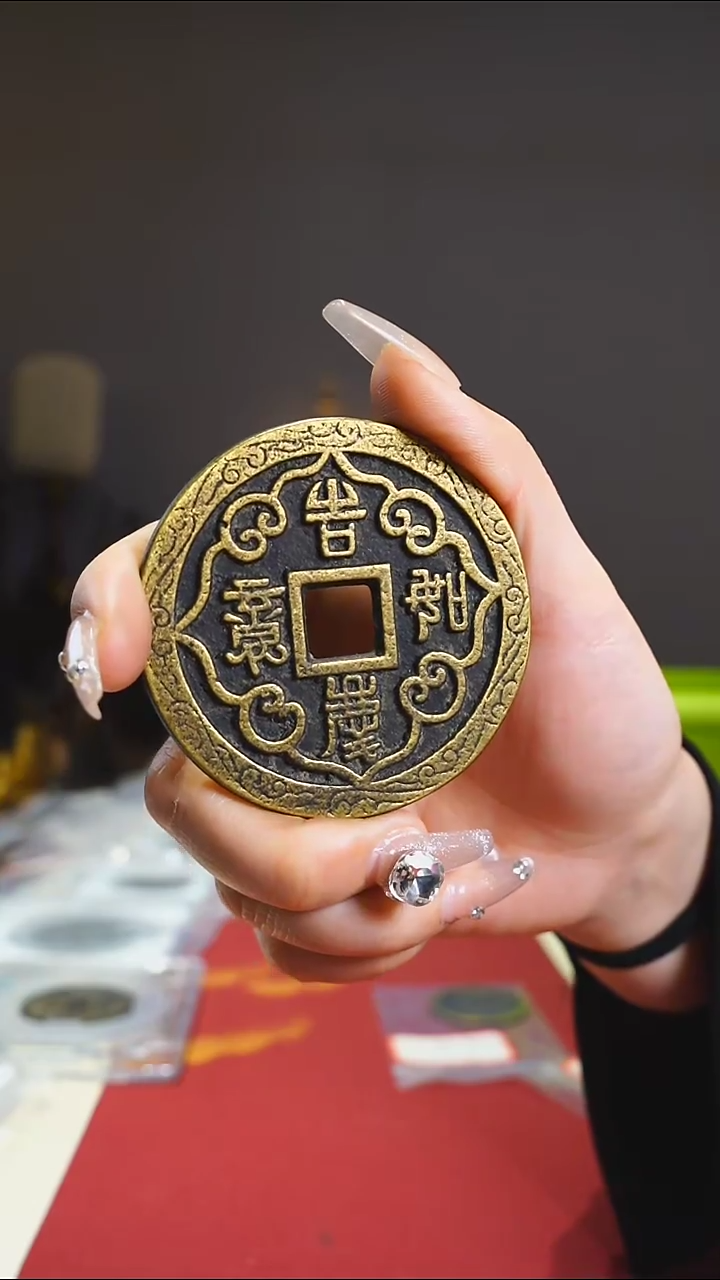 【闪购商品】铜吉祥如意暗八仙6cm/026807