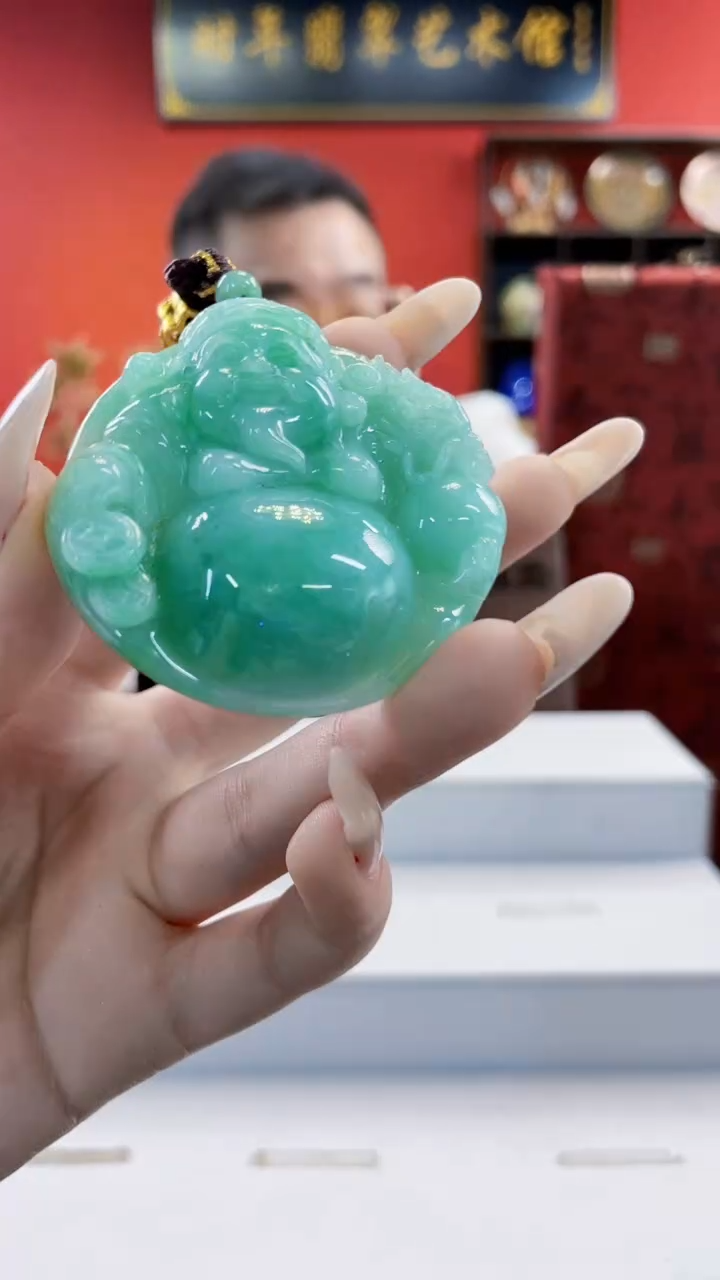 定制翡翠未镶嵌翡翠A货MZ162