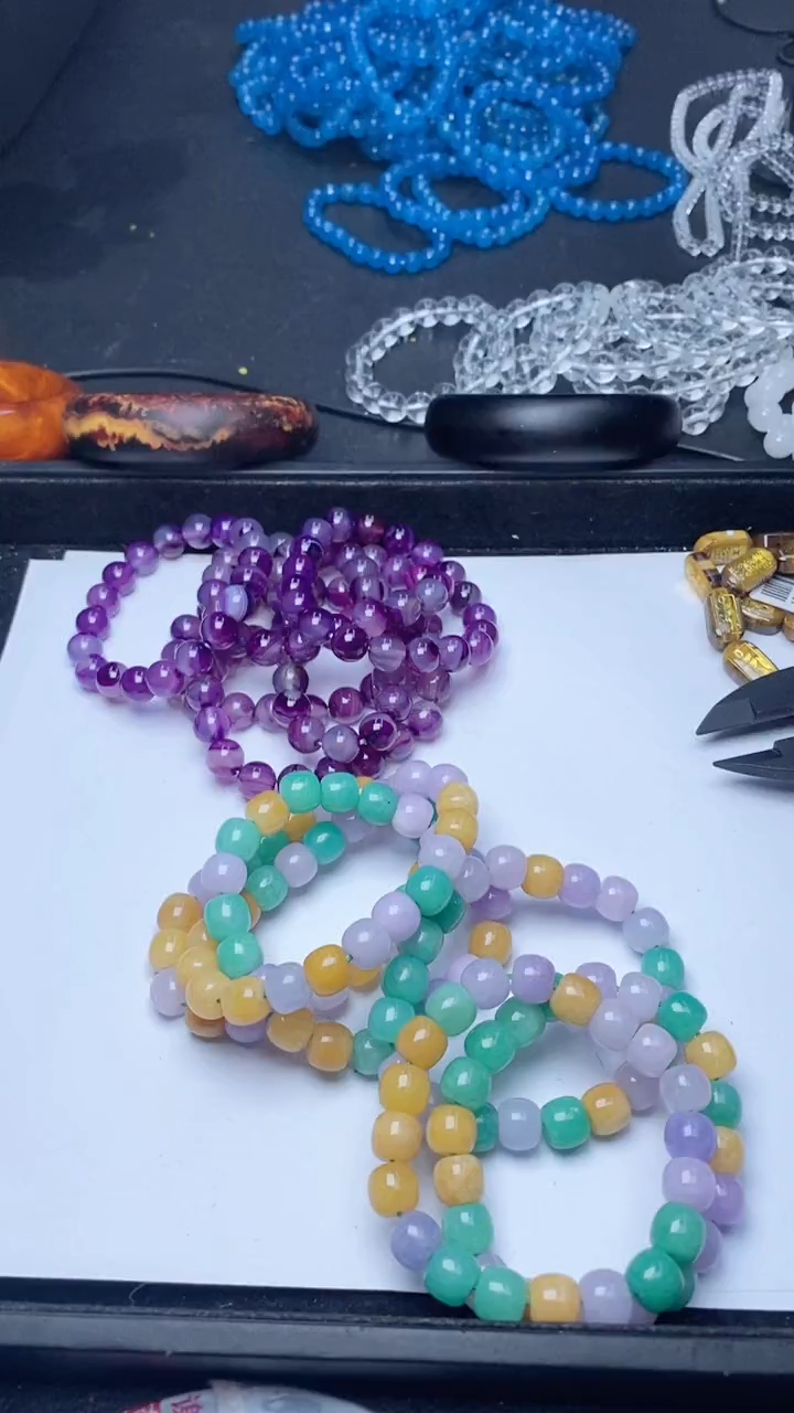 未镶嵌手链翡翠117老型手串