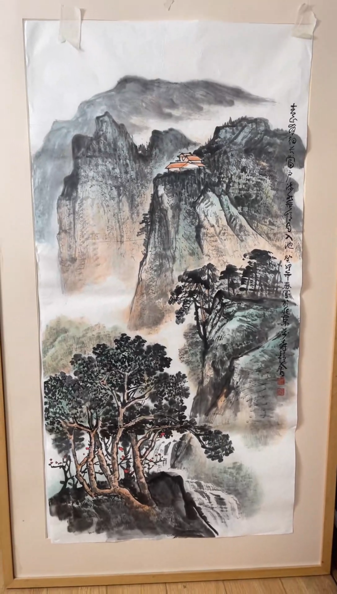 国画国画山水花鸟作品