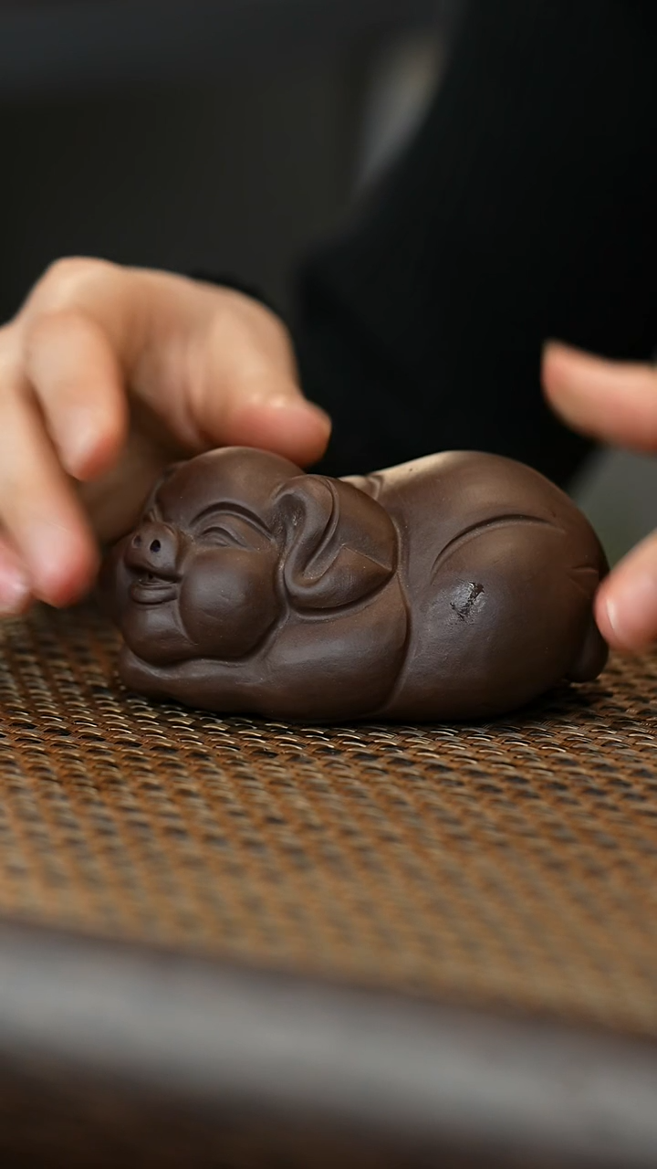 【闪购商品】紫砂茶杯紫砂福猪