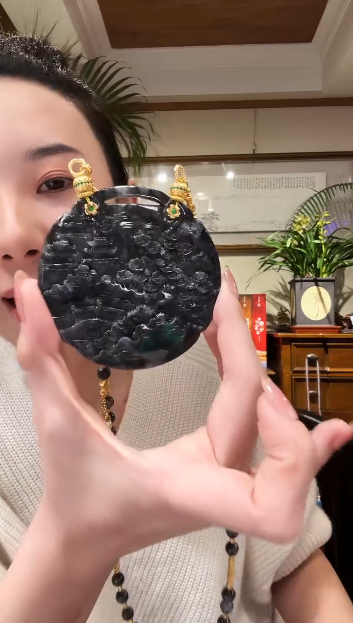 【闪购商品】翡翠颈饰未镶嵌国风