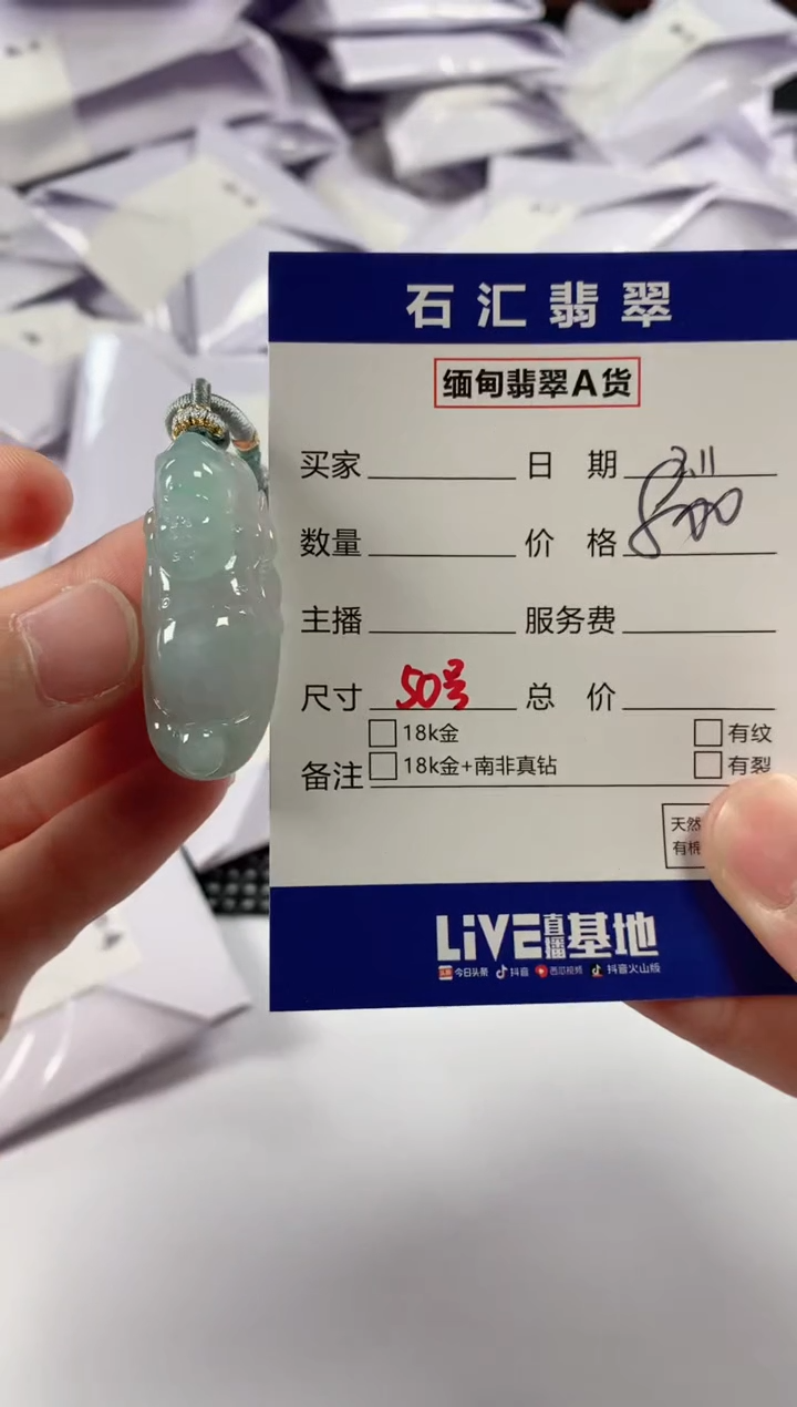 【闪购商品】翡翠颈饰未镶嵌1111111111