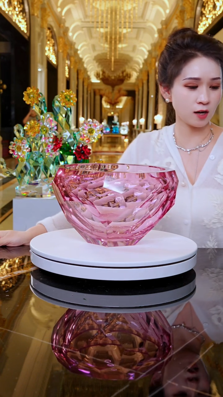 摆件YB00427琉璃艺术果碗
