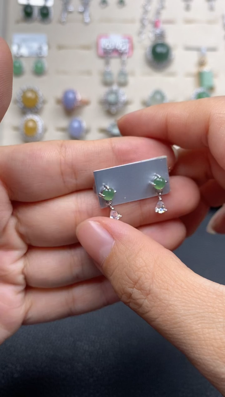 【闪购商品】翡翠戒指银S925镶嵌11111