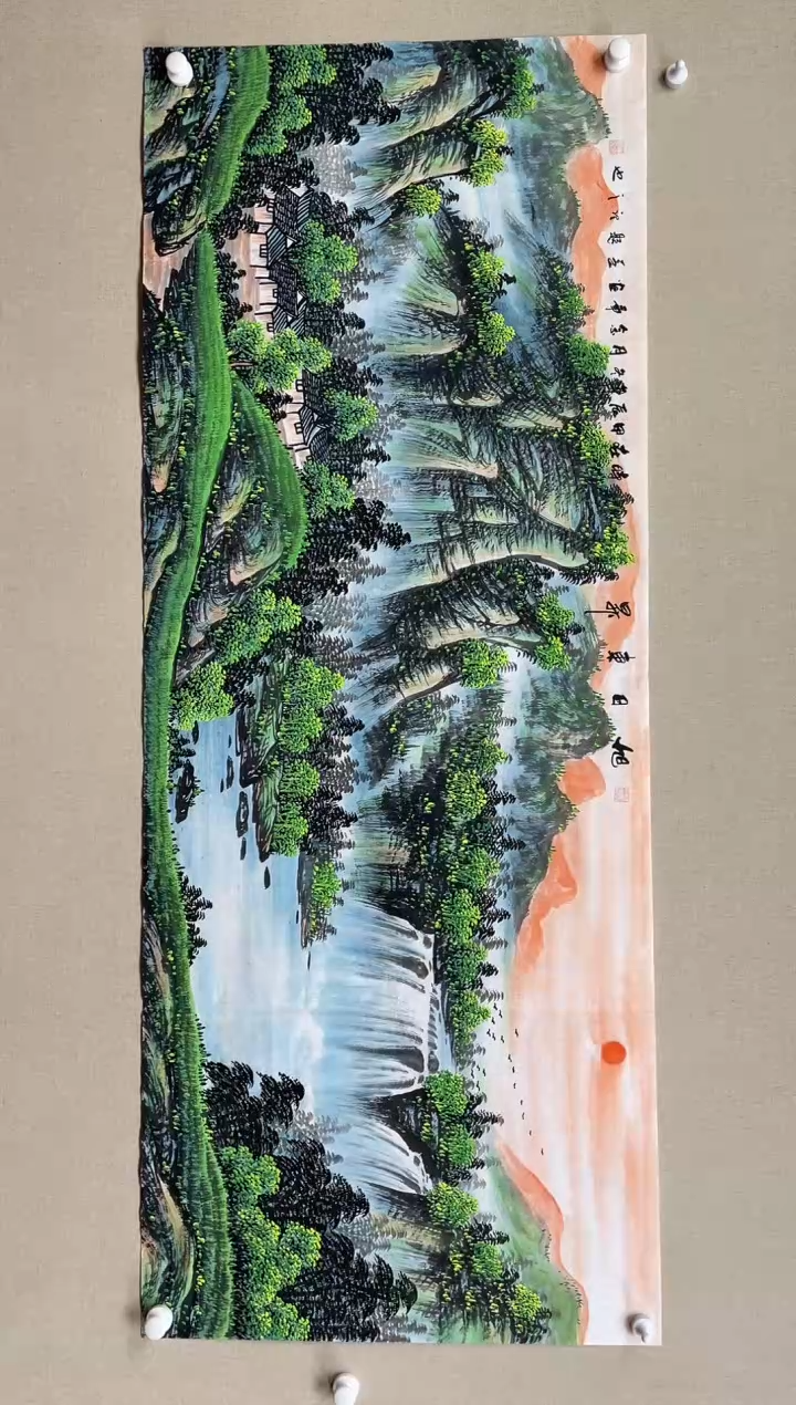 国画180*68 李金华李金华李金华李金华李金华