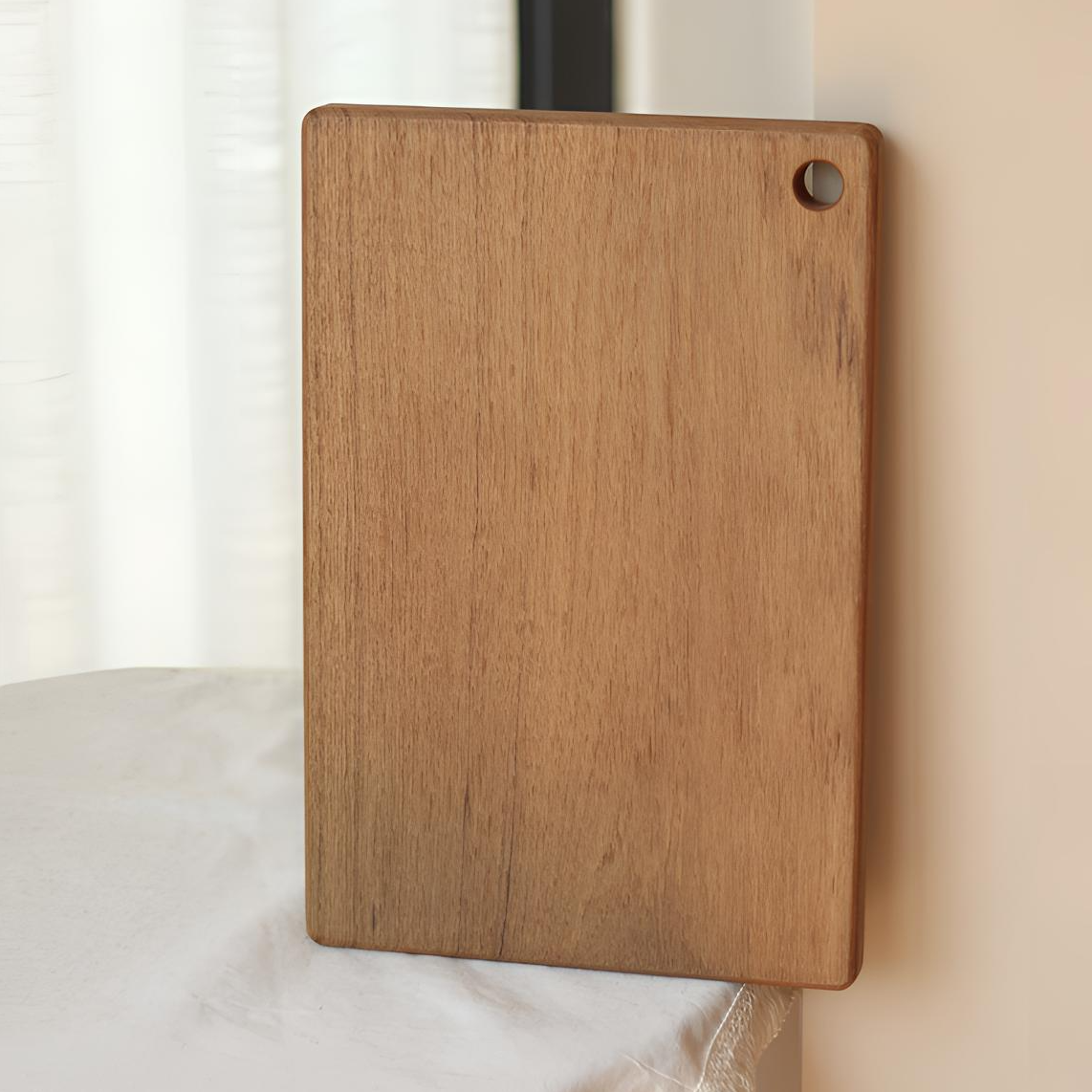 缅甸柚木整木菜板 家用实木切菜板砧板防霉水洗无漆水果