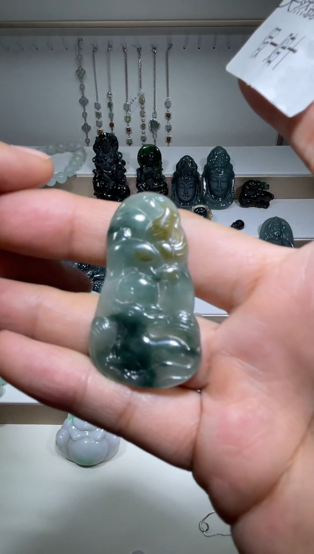 颈饰未镶嵌翡翠天然翡翠1