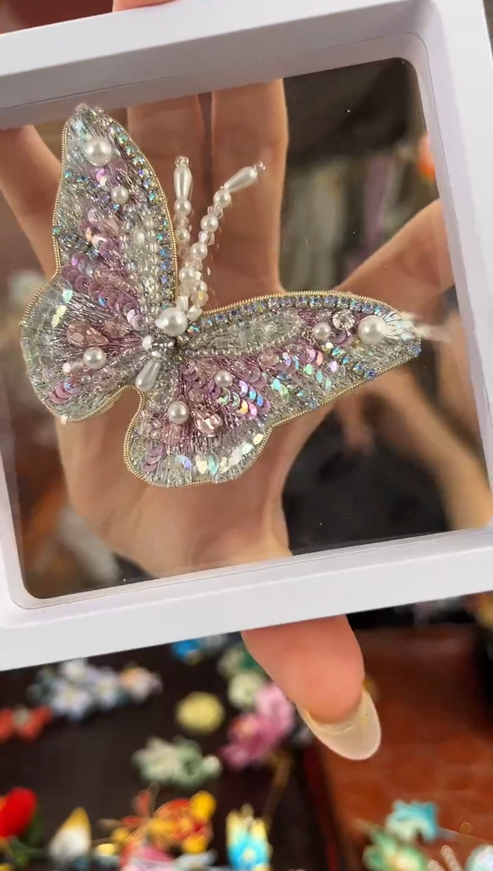 【闪购商品】苏绣世家非遗手工（胸针） 