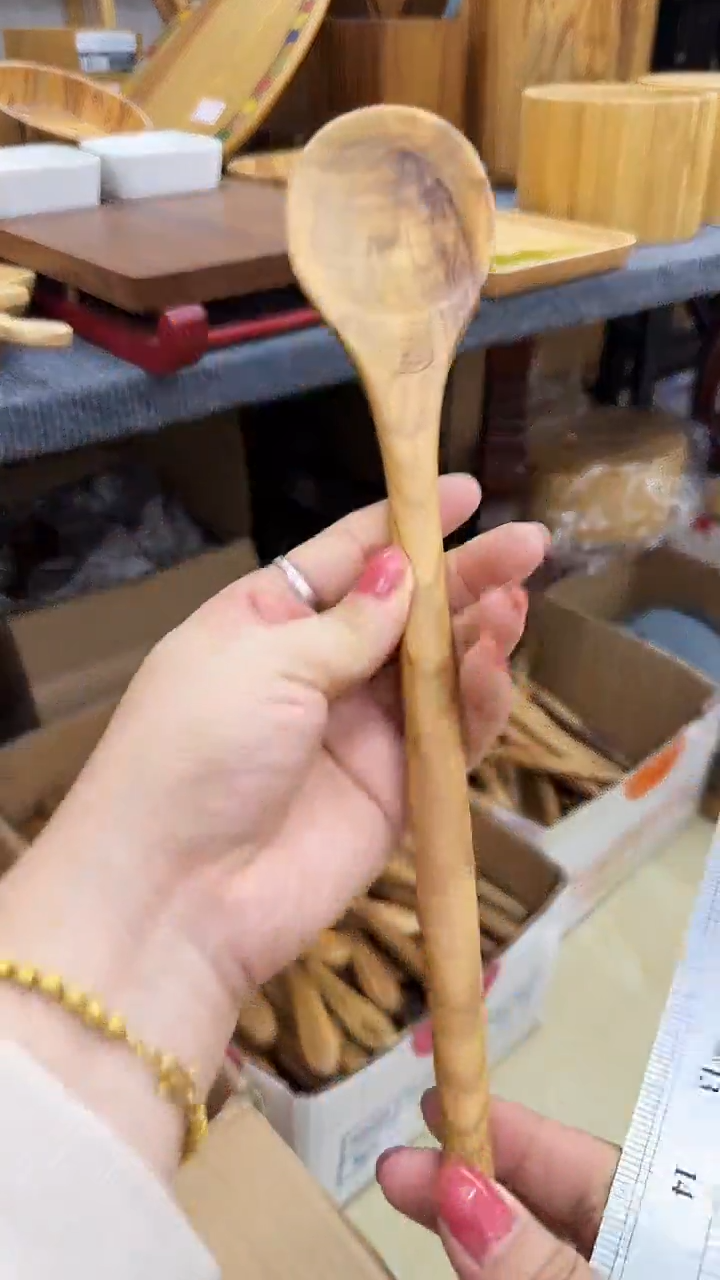 橄榄木汤勺搅拌勺