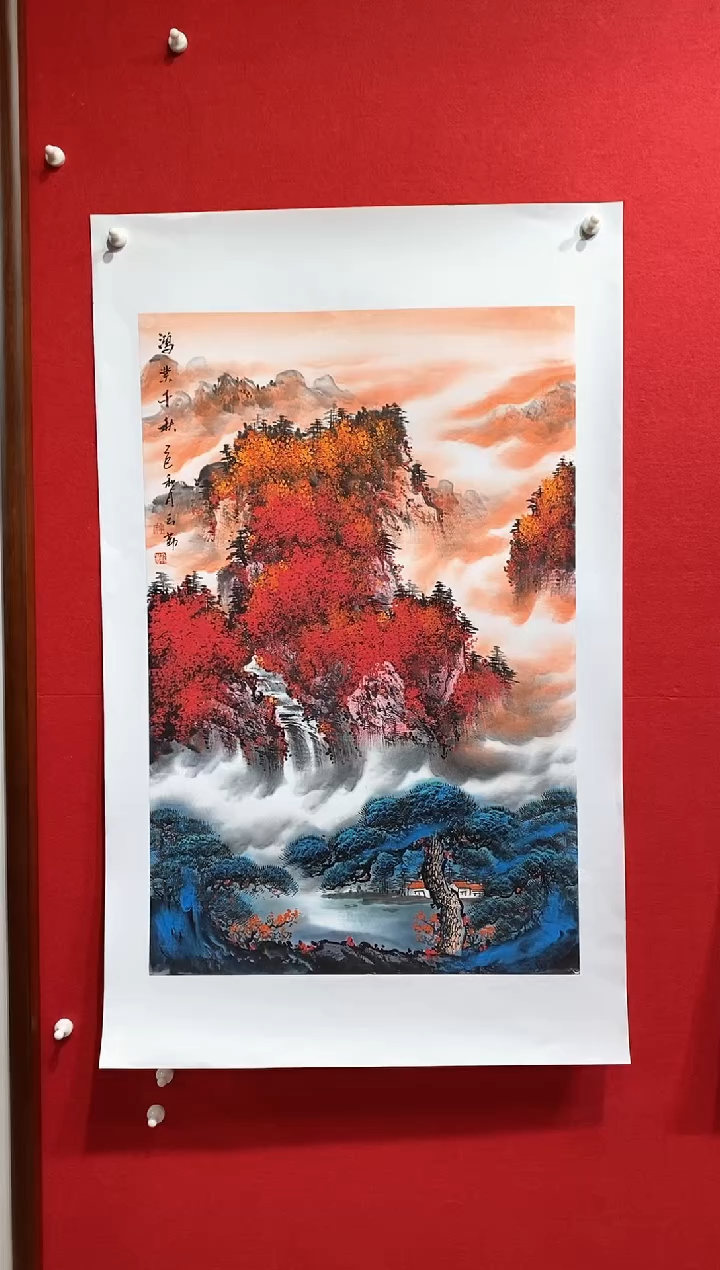 国画国画NYQ杰牛云勤老师作品