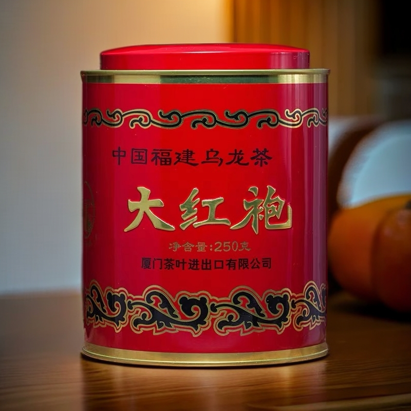 海堤大红袍AT1033 经典红罐 足火武夷岩茶250g/罐浓香型乌龙茶