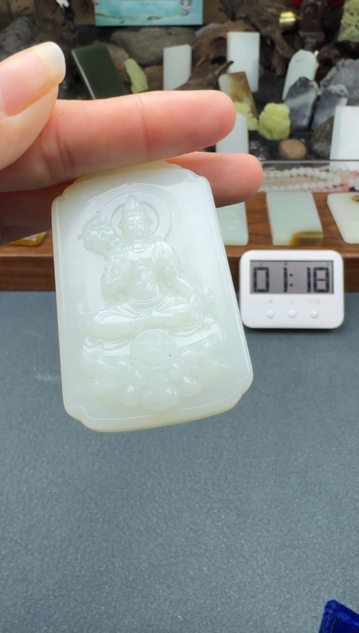 【闪购商品】和田玉颈饰未镶嵌开心