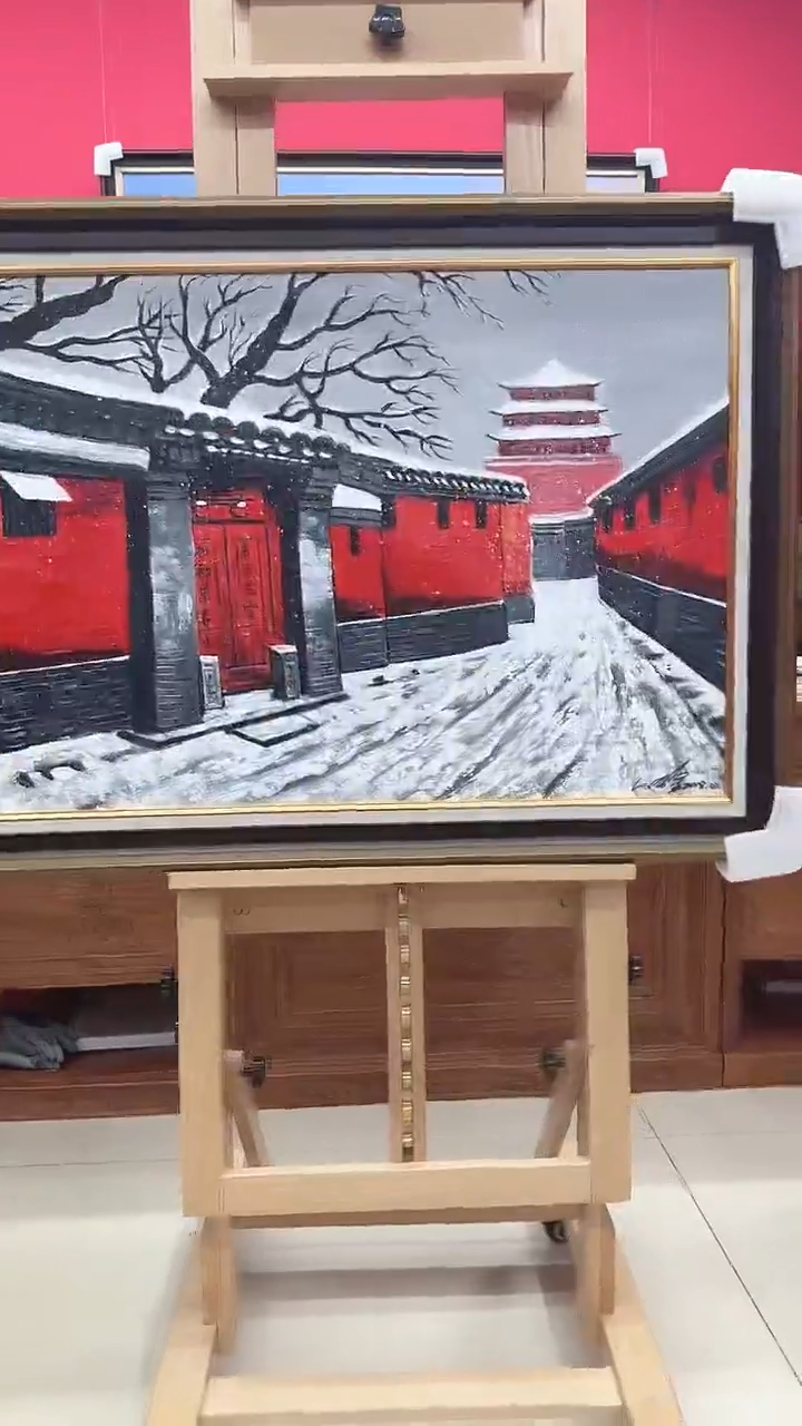 【闪购商品】国画张勇手绘油画