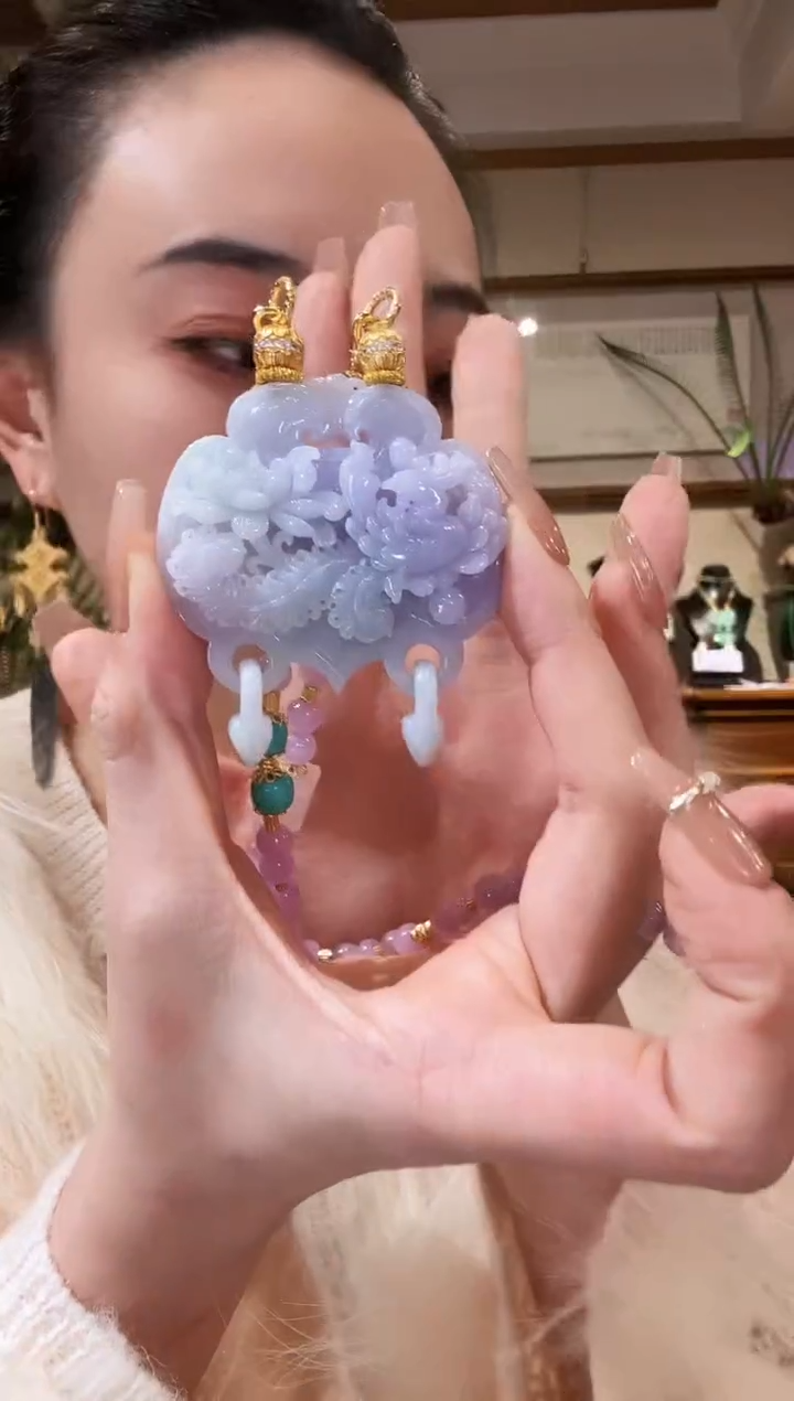 【闪购商品】翡翠颈饰未镶嵌国风