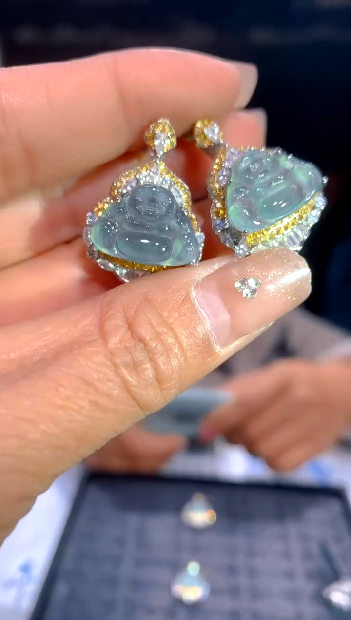 【闪购商品】定制翡翠未镶嵌38-多样性发货（发其一）