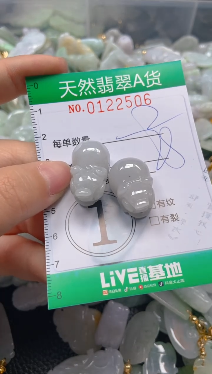 翡翠未镶嵌颈饰闪购0122506