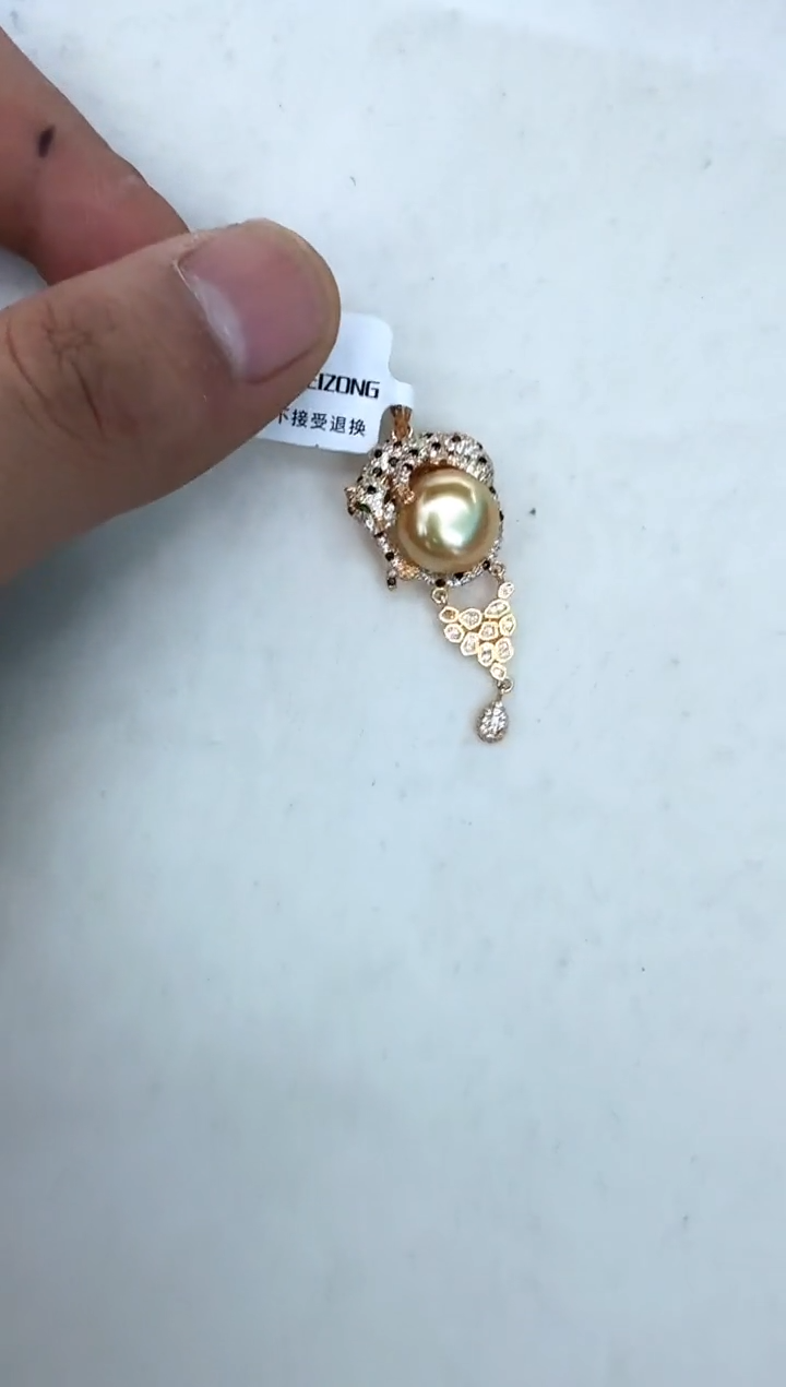 【闪购商品】海水珍珠颈饰银S925镶嵌吊坠