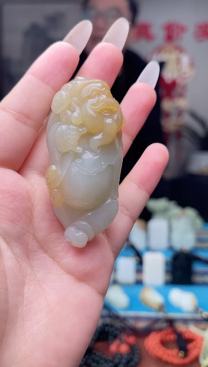 【闪购商品】和田玉挂件未镶嵌1