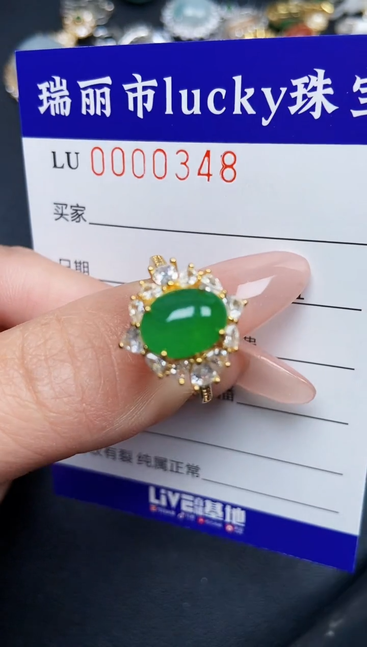 【闪购商品】翡翠颈饰银S925镶嵌0348