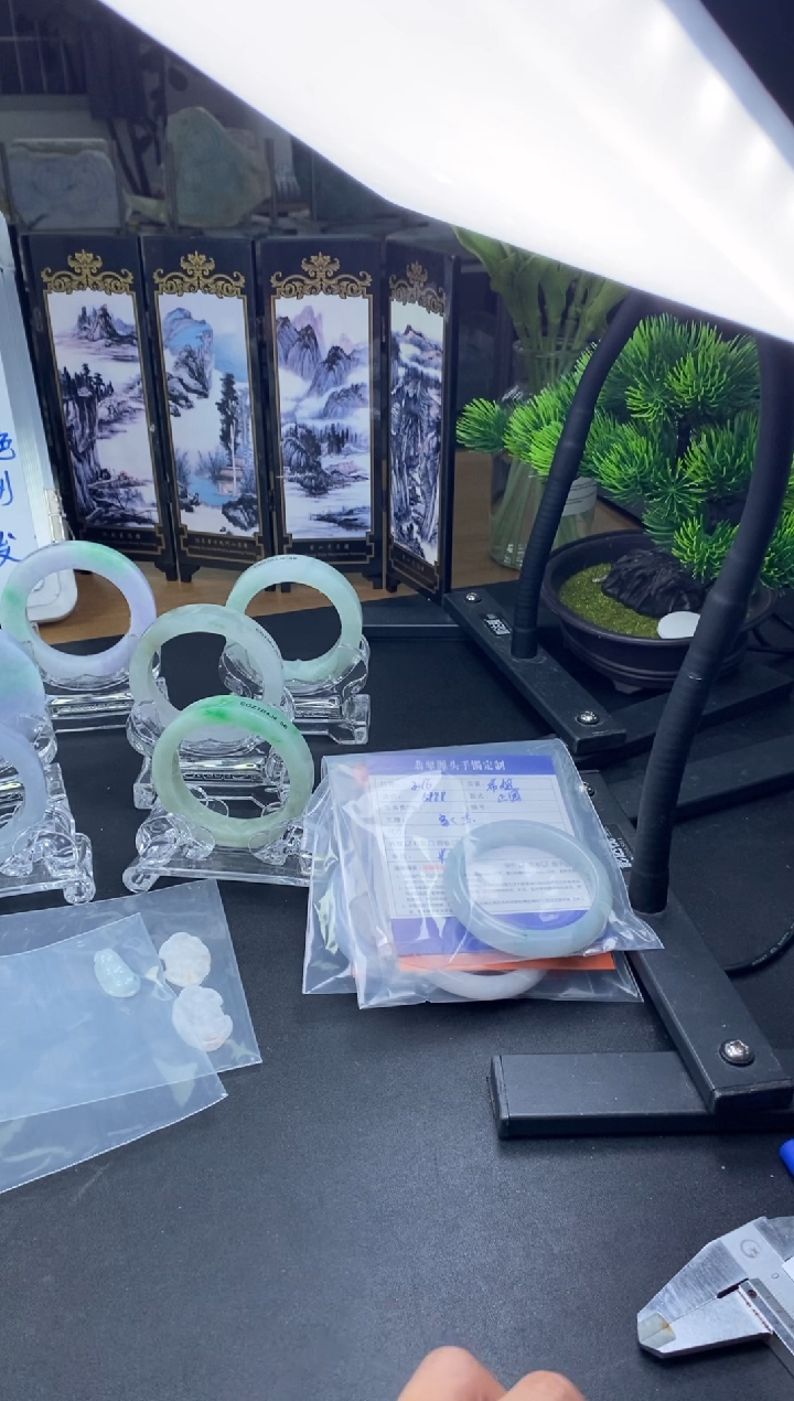 【闪购商品】翡翠银S925镀金镶嵌颈饰多样性发货