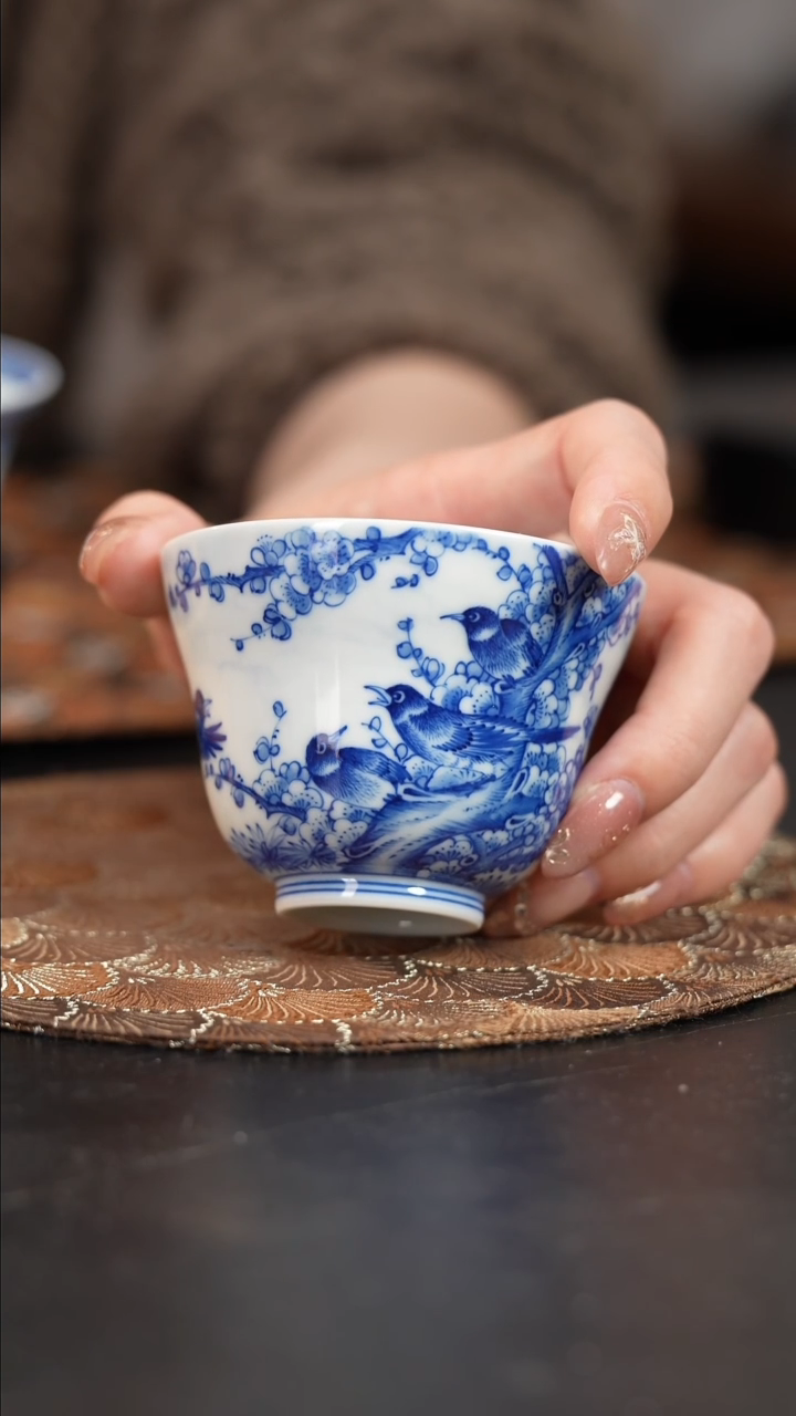 【闪购商品】杯看山柴窑喜上眉梢