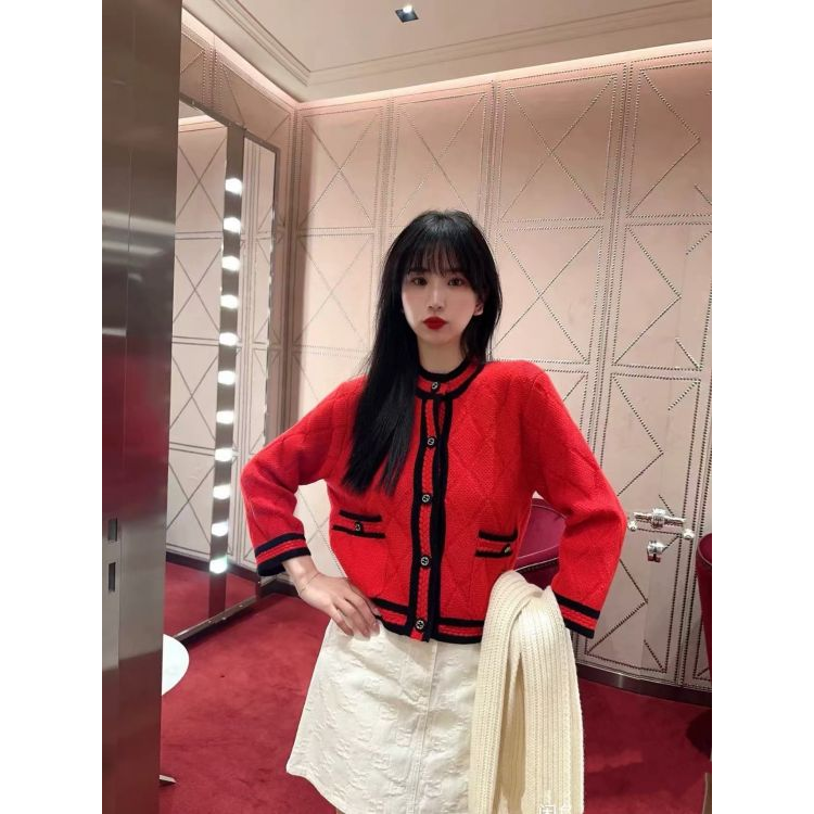 古驰/外套/95新/丝缎、羊毛、亮片/[251202MY]