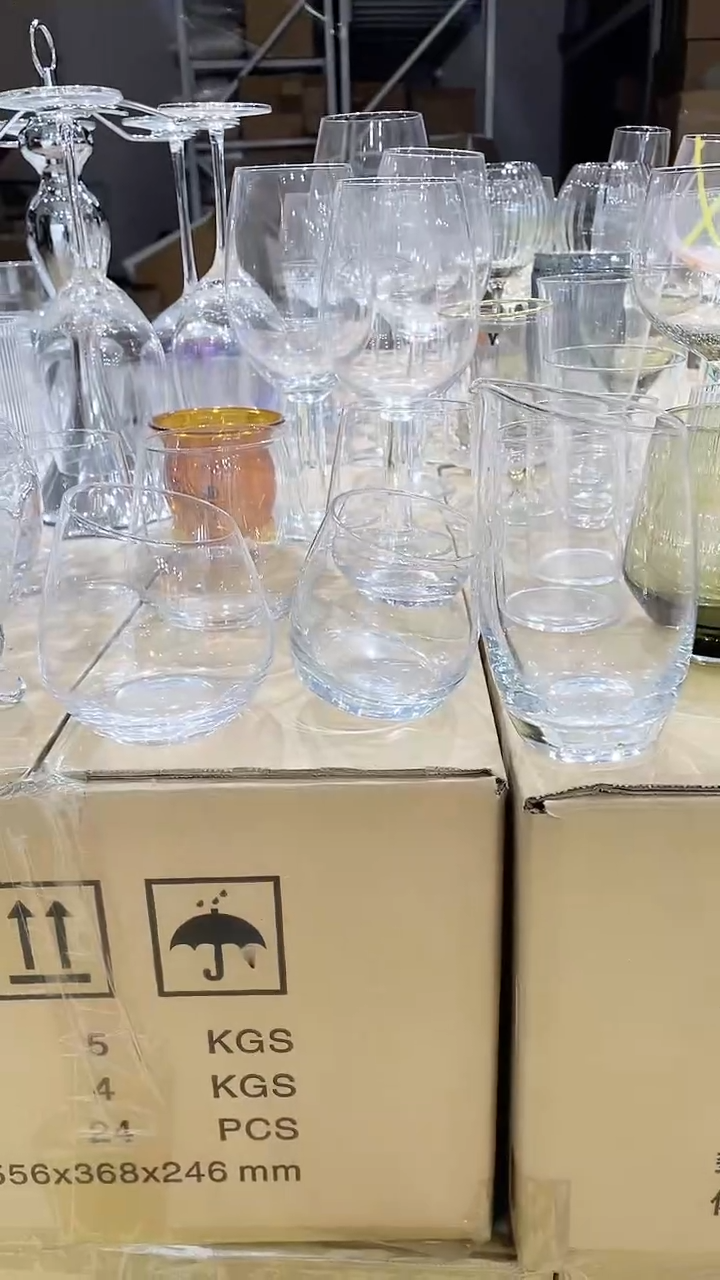 【闪购商品】水晶玻璃1壶1转转杯1斜口杯