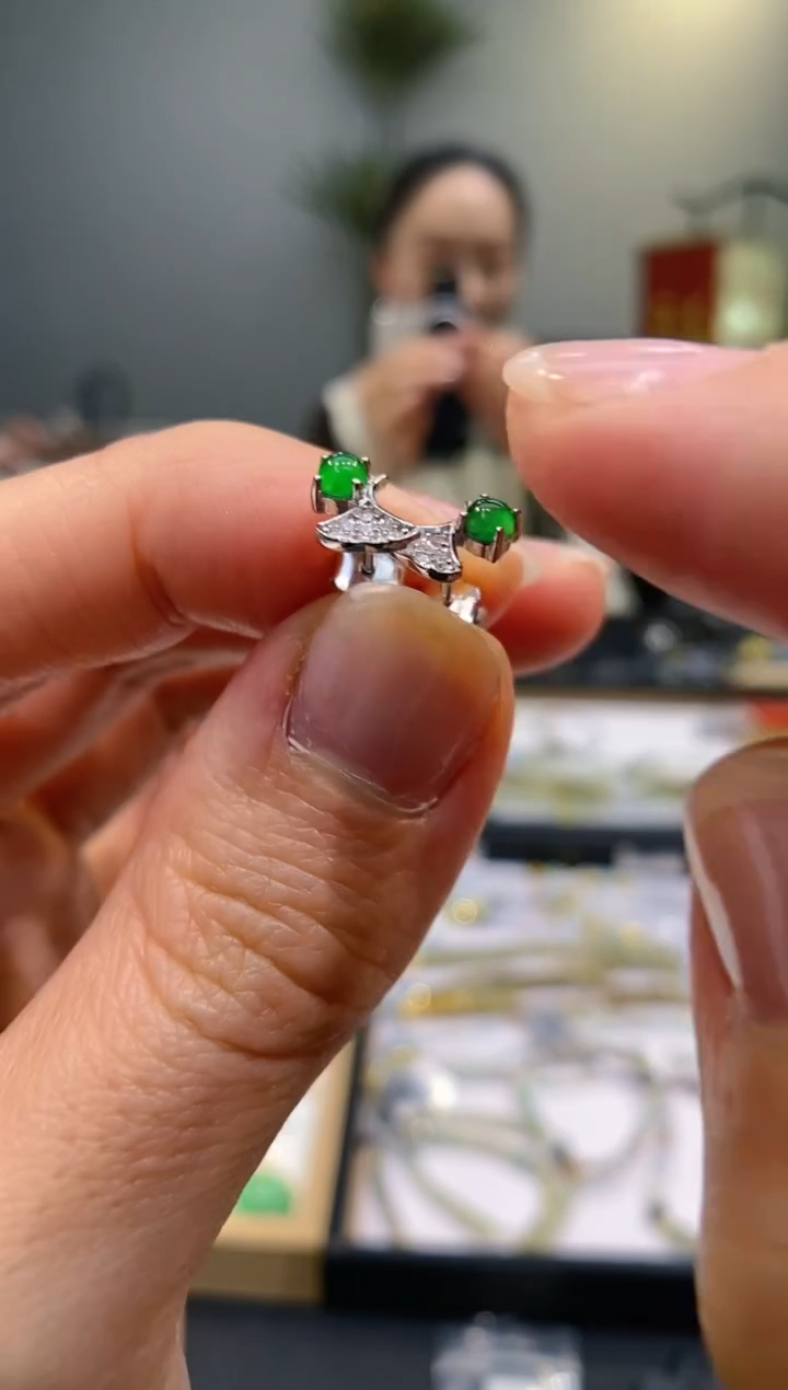 【闪购商品】翡翠吊坠(不含链)未镶嵌耳饰