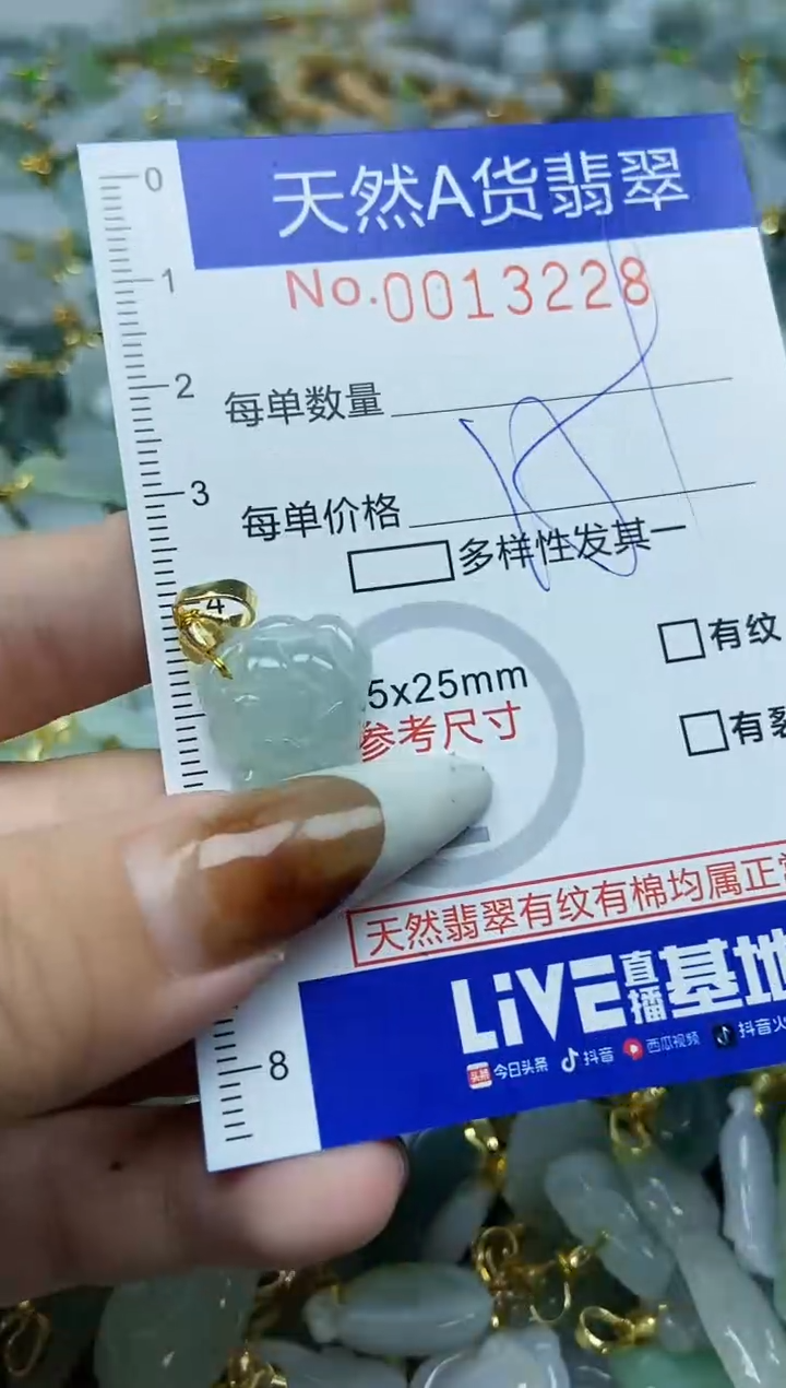 【闪购商品】翡翠颈饰未镶嵌天然A货翡翠