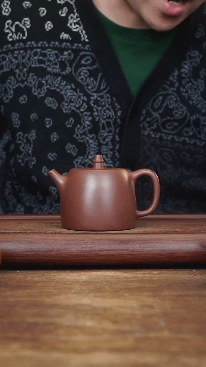 【闪购商品】紫砂茶壶300ml 汉铎 紫泥