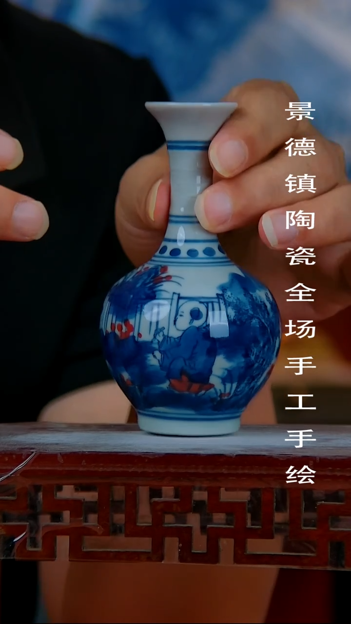 摆件景德镇陶瓷 全场手工手绘