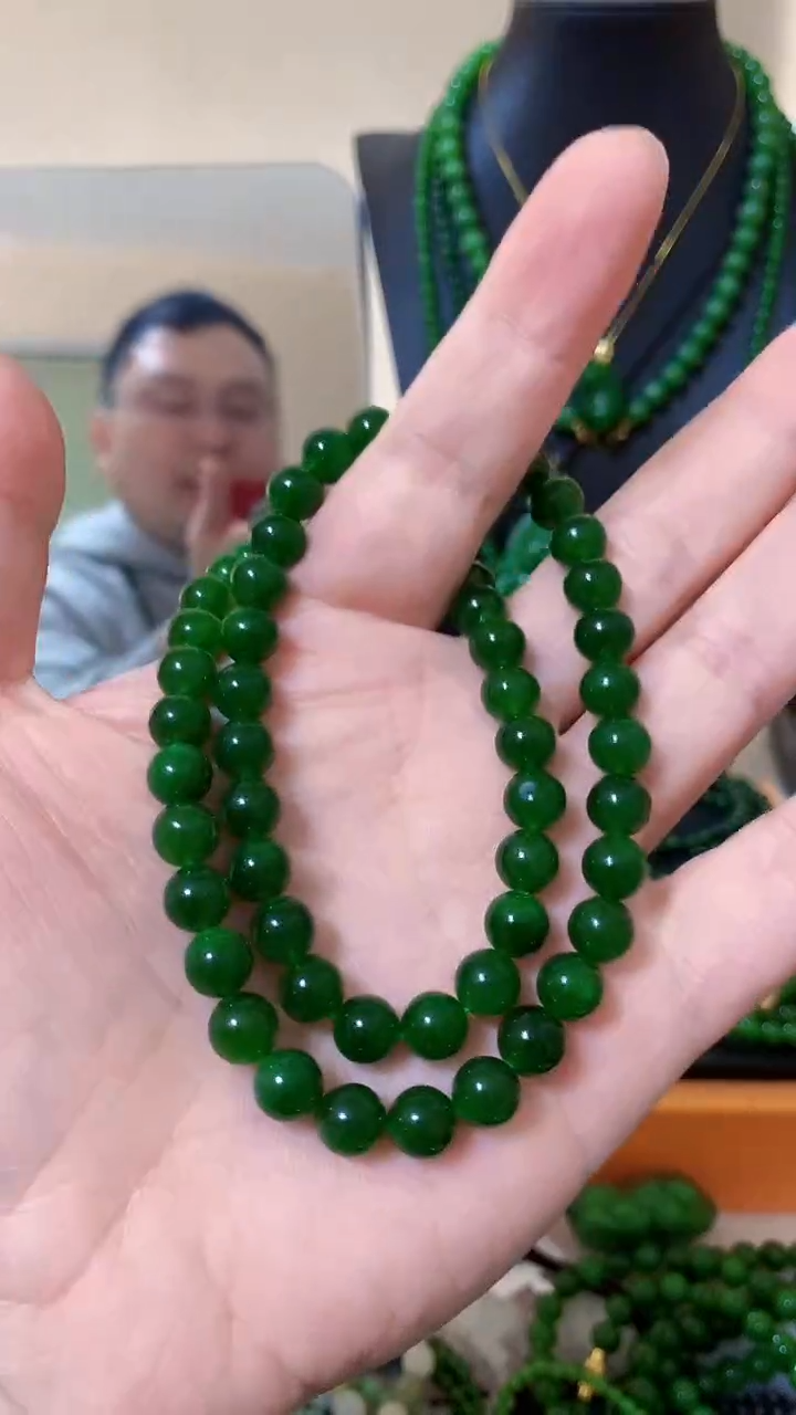 【闪购商品】和田玉（碧玉）项链未镶嵌8