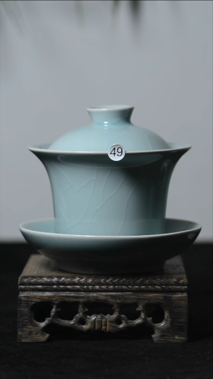 49号全品马蹄盖碗清凉寺汝瓷