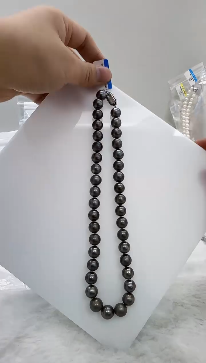 【闪购商品】海水珍珠DA银S925镶嵌大溪地 t497