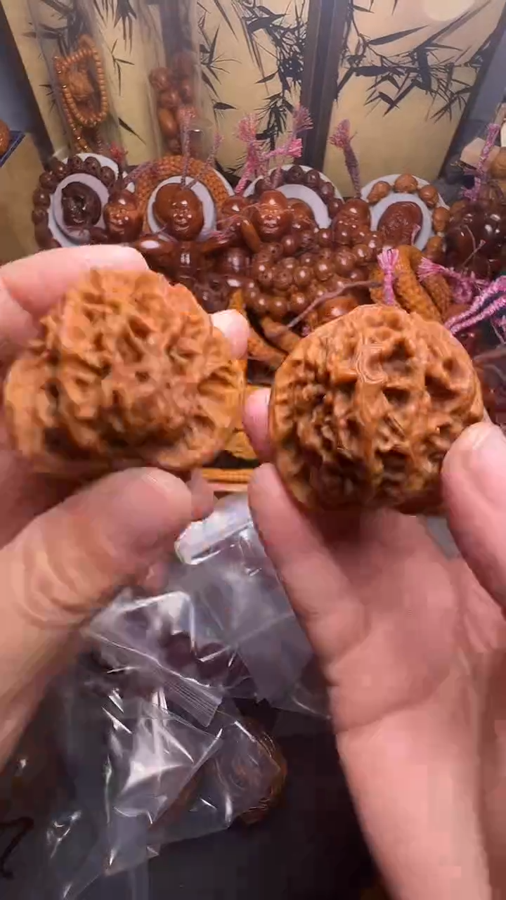 手串橄榄核核桃一对