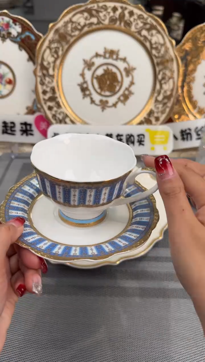 【闪购商品】瓷片咖啡杯碟福利款微瑕