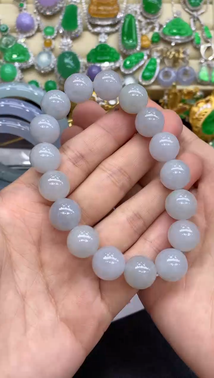 未镶嵌手串翡翠132-中国好珍宝