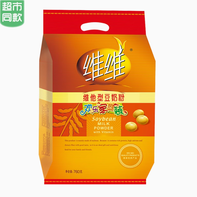维维豆奶粉维他型760g小包袋装营养学生中老年豆浆粉