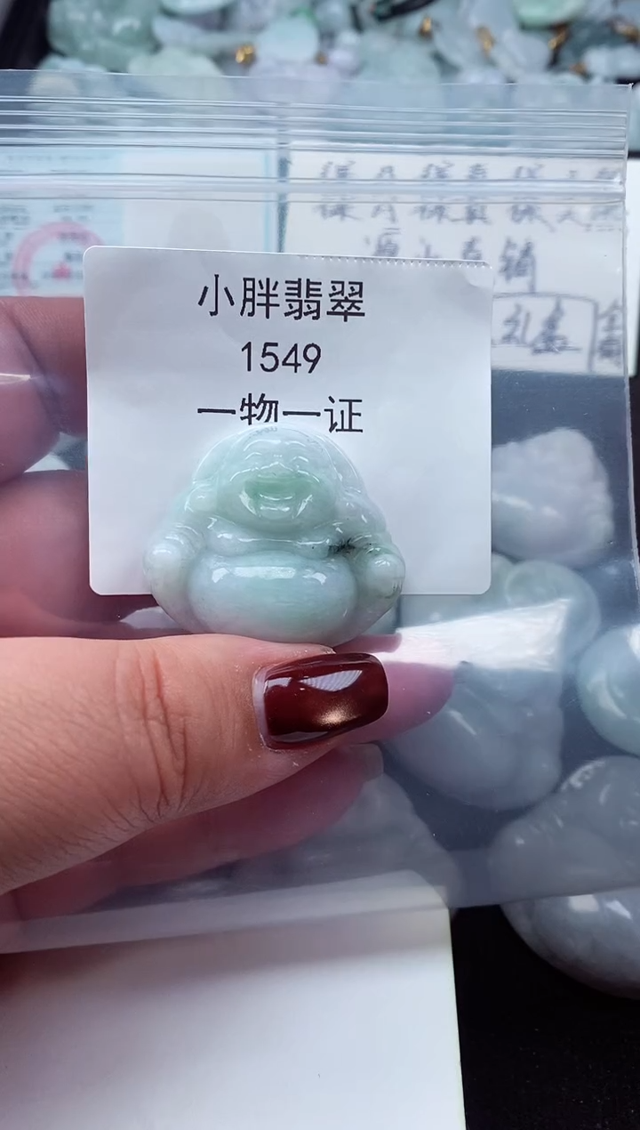 颈饰未镶嵌翡翠缅甸天然A货翡翠1549