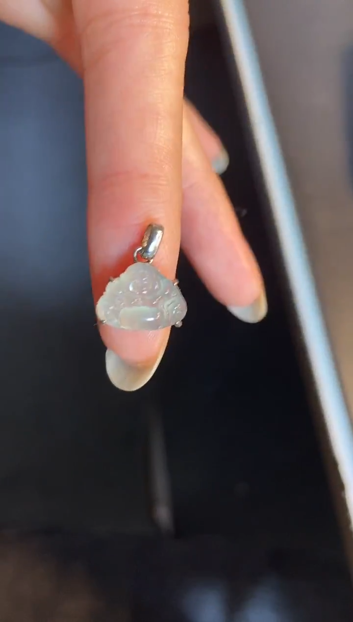 吊坠(不含链)银S925镶嵌翡翠1