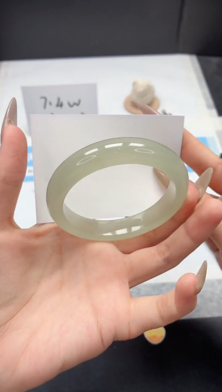 石英质玉手镯未镶嵌390/东陵玉58.5