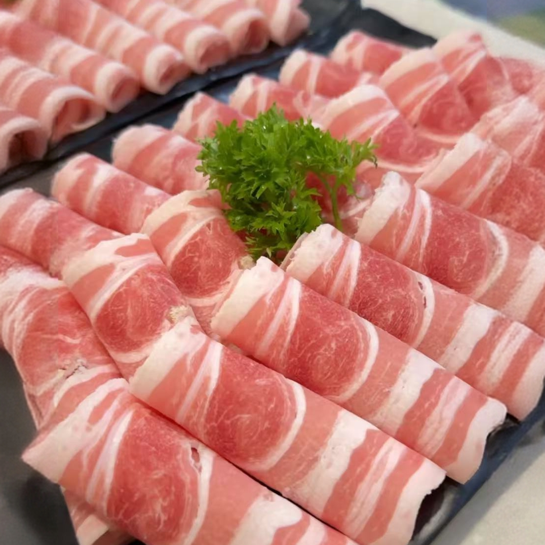 原切羔羊肉卷、原切谷饲牛肉卷【双拼组合】1000g+白肚丝500g
