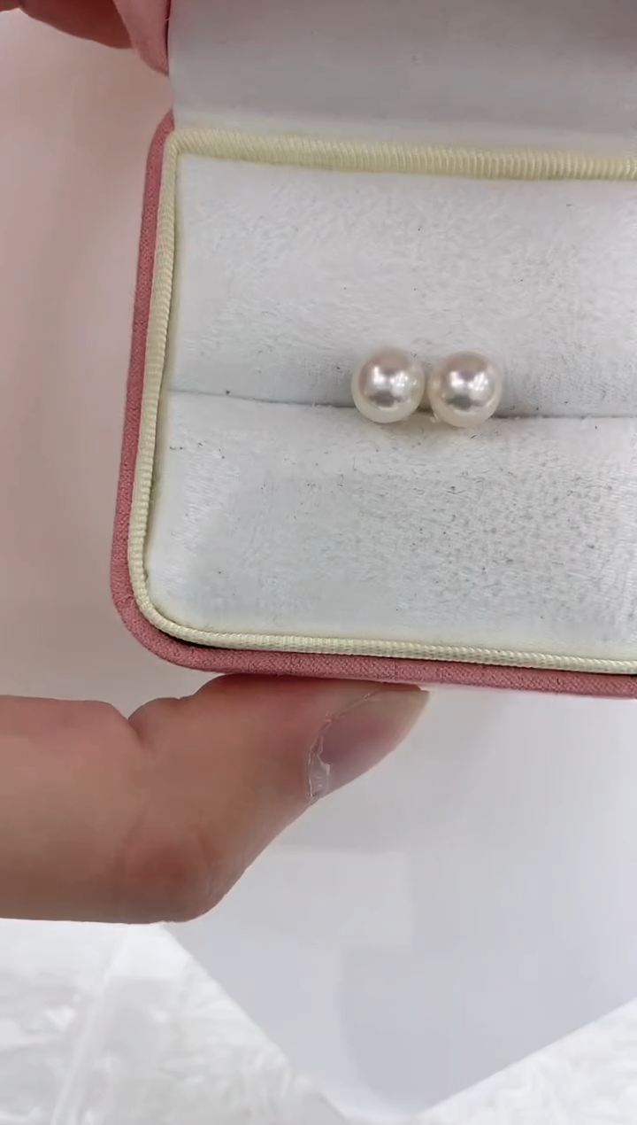 【闪购商品】海水珍珠耳饰18K金镶嵌海水珍珠耳饰